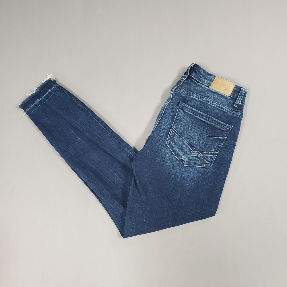 BKE Womens Payton Universal Fit Mid-Rise Ankle Skinny Jeans Size 26 Distressed